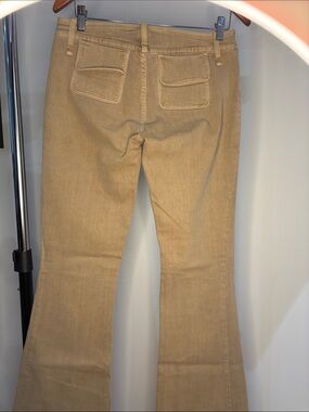 ABS Allen Schwartz Tan Flare Jeans